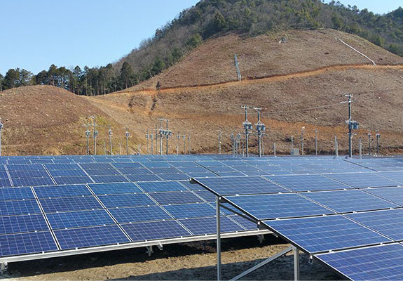 岐阜県岐阜市某太陽光発電所