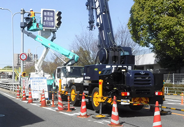 道路情報装置改良工事